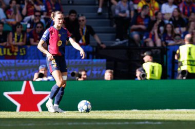 Maria Leon UEFA Şampiyonlar Ligi 2025 final maçında Estadio Jose Alvalade 'de Arsenal FC ve FC Barcelona arasında görüldü (Maciej Rogowski)