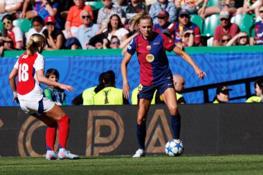 Fridolina Rolfo, UEFA Kadınlar Şampiyonlar Ligi 2025 final maçında Estadio Jose Alvalade 'de (Maciej Rogowski) Arsenal FC ve FC Barcelona arasında görüldü.)