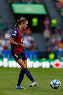 Irene Paredes UEFA Kadınlar Şampiyonlar Ligi 2025 final maçında Estadio Jose Alvalade 'de Arsenal FC ve FC Barcelona arasında görüldü (Maciej Rogowski)