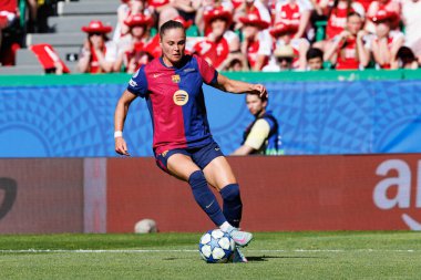 Ewa Pajor, UEFA Kadınlar Şampiyonlar Ligi 2025 final maçında Estadio Jose Alvalade 'de Arsenal FC ve FC Barcelona arasında görüldü (Maciej Rogowski)