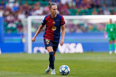 Caroline Graham Hansen UEFA Kadınlar Şampiyonlar Ligi 2025 final maçında Estadio Jose Alvalade 'de Arsenal FC ve FC Barcelona arasında görüldü (Maciej Rogowski)