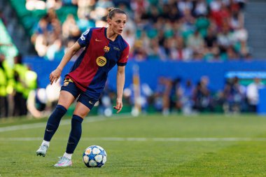 Ona Batlle, UEFA Kadınlar Şampiyonlar Ligi 2025 final maçında Estadio Jose Alvalade 'de Arsenal FC ve FC Barcelona arasında görüldü (Maciej Rogowski)