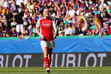 Frida Maanum UEFA Kadınlar Şampiyonlar Ligi 2025 final maçında Estadio Jose Alvalade (Maciej Rogowski) 'de Arsenal FC ve FC Barcelona arasında görüldü.)