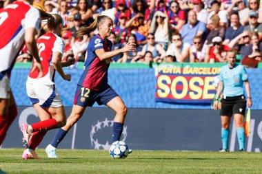 Patricia Guijarro, UEFA Kadınlar Şampiyonlar Ligi 2025 final maçında Estadio Jose Alvalade 'de (Maciej Rogowski) Arsenal FC ve FC Barcelona arasında görüldü.)