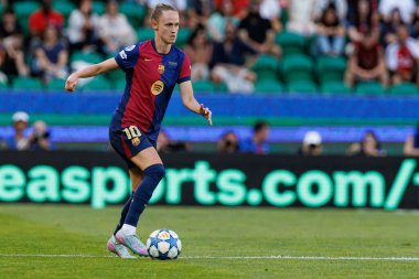 Caroline Graham Hansen UEFA Kadınlar Şampiyonlar Ligi 2025 final maçında Estadio Jose Alvalade 'de Arsenal FC ve FC Barcelona arasında görüldü (Maciej Rogowski)