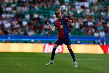 Caroline Graham Hansen UEFA Kadınlar Şampiyonlar Ligi 2025 final maçında Estadio Jose Alvalade 'de Arsenal FC ve FC Barcelona arasında görüldü (Maciej Rogowski)