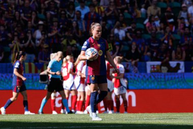 Ewa Pajor, UEFA Kadınlar Şampiyonlar Ligi 2025 final maçında Estadio Jose Alvalade 'de Arsenal FC ve FC Barcelona arasında görüldü (Maciej Rogowski)