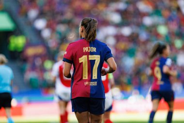 Ewa Pajor, UEFA Kadınlar Şampiyonlar Ligi 2025 final maçında Estadio Jose Alvalade 'de Arsenal FC ve FC Barcelona arasında görüldü (Maciej Rogowski)
