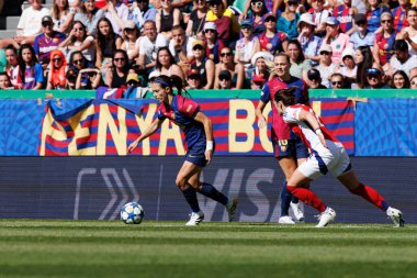 Aitana Bonmati, UEFA Kadınlar Şampiyonlar Ligi 2025 final maçında Estadio Jose Alvalade 'de (Maciej Rogowski) Arsenal FC ve FC Barcelona arasında görüldü.)