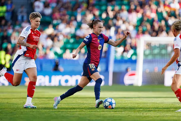 Caroline Graham Hansen UEFA Kadınlar Şampiyonlar Ligi 2025 final maçında Estadio Jose Alvalade 'de Arsenal FC ve FC Barcelona arasında görüldü (Maciej Rogowski)