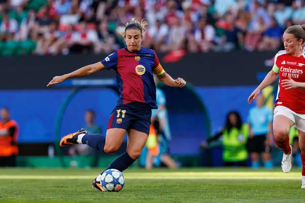 Alexia Putellas, UEFA Kadınlar Şampiyonlar Ligi 2025 final maçında Estadio Jose Alvalade 'de Arsenal FC Barcelona (Maciej Rogowski) ile karşılaştı.)