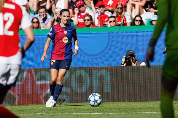 Aitana Bonmati, UEFA Kadınlar Şampiyonlar Ligi 2025 final maçında Estadio Jose Alvalade 'de (Maciej Rogowski) Arsenal FC ve FC Barcelona arasında görüldü.)