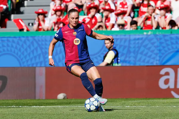 Ewa Pajor, UEFA Kadınlar Şampiyonlar Ligi 2025 final maçında Estadio Jose Alvalade 'de Arsenal FC ve FC Barcelona arasında görüldü (Maciej Rogowski)