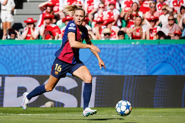 Fridolina Rolfo, UEFA Kadınlar Şampiyonlar Ligi 2025 final maçında Estadio Jose Alvalade 'de (Maciej Rogowski) Arsenal FC ve FC Barcelona arasında görüldü.)