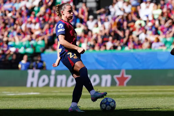 Ona Batlle, UEFA Kadınlar Şampiyonlar Ligi 2025 final maçında Estadio Jose Alvalade 'de Arsenal FC ve FC Barcelona arasında görüldü (Maciej Rogowski)