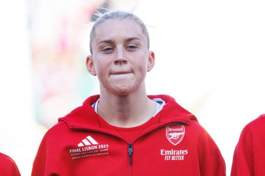Alessia Russo UEFA Kadınlar Şampiyonlar Ligi 2025 final maçında Estadio Jose Alvalade 'de Arsenal FC ve FC Barcelona arasında görüldü (Maciej Rogowski)
