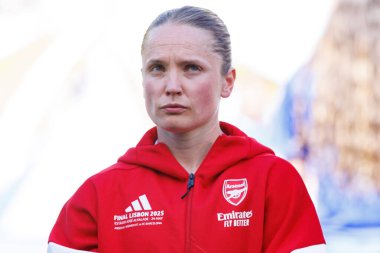 Kim Little, UEFA Şampiyonlar Ligi 2025 final maçında Estadio Jose Alvalade 'de Arsenal FC ve FC Barcelona arasında görüldü (Maciej Rogowski)