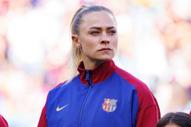 Fridolina Rolfo, UEFA Kadınlar Şampiyonlar Ligi 2025 final maçında Estadio Jose Alvalade 'de (Maciej Rogowski) Arsenal FC ve FC Barcelona arasında görüldü.)