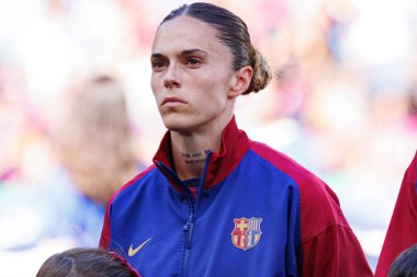 Maria Leon UEFA Şampiyonlar Ligi 2025 final maçında Estadio Jose Alvalade 'de Arsenal FC ve FC Barcelona arasında görüldü (Maciej Rogowski)