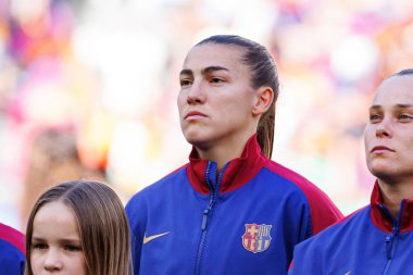 Mariona Caldentey, UEFA Kadınlar Şampiyonlar Ligi 2025 final maçında Estadio Jose Alvalade 'de (Maciej Rogowski) Arsenal FC ve FC Barcelona arasında görüldü.)