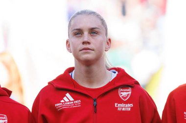 Alessia Russo UEFA Kadınlar Şampiyonlar Ligi 2025 final maçında Estadio Jose Alvalade 'de Arsenal FC ve FC Barcelona arasında görüldü (Maciej Rogowski)