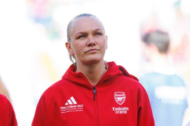Frida Maanum UEFA Kadınlar Şampiyonlar Ligi 2025 final maçında Estadio Jose Alvalade (Maciej Rogowski) 'de Arsenal FC ve FC Barcelona arasında görüldü.)