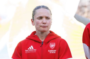 Kim Little, UEFA Şampiyonlar Ligi 2025 final maçında Estadio Jose Alvalade 'de Arsenal FC ve FC Barcelona arasında görüldü (Maciej Rogowski)