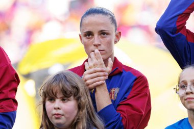 Ona Battle UEFA Şampiyonlar Ligi 2025 final maçında Estadio Jose Alvalade 'de Arsenal FC ve FC Barcelona arasında görüldü (Maciej Rogowski)