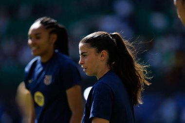 Judit Pujols, UEFA Kadınlar Şampiyonlar Ligi 2025 final maçında Estadio Jose Alvalade 'de Arsenal FC ve FC Barcelona arasında görüldü (Maciej Rogowski)