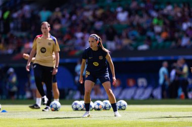 Aitana Bonmati, UEFA Kadınlar Şampiyonlar Ligi 2025 final maçında Estadio Jose Alvalade 'de (Maciej Rogowski) Arsenal FC ve FC Barcelona arasında görüldü.)