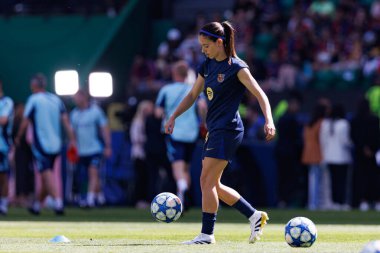 Aitana Bonmati, UEFA Kadınlar Şampiyonlar Ligi 2025 final maçında Estadio Jose Alvalade 'de (Maciej Rogowski) Arsenal FC ve FC Barcelona arasında görüldü.)