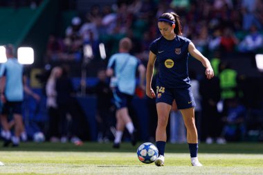 Aitana Bonmati, UEFA Kadınlar Şampiyonlar Ligi 2025 final maçında Estadio Jose Alvalade 'de (Maciej Rogowski) Arsenal FC ve FC Barcelona arasında görüldü.)