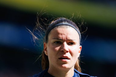 Gemma Font UEFA Şampiyonlar Ligi 2025 final maçında Estadio Jose Alvalade 'de Arsenal FC ve FC Barcelona arasında görüldü.)