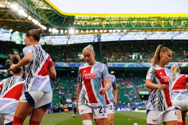 Alessia Russo UEFA Kadınlar Şampiyonlar Ligi 2025 final maçında Estadio Jose Alvalade 'de Arsenal FC ve FC Barcelona arasında görüldü (Maciej Rogowski)