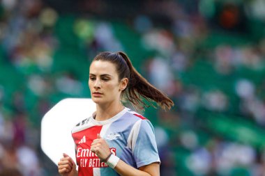 Emily Fox UEFA Şampiyonlar Ligi 2025 final maçında Estadio Jose Alvalade 'de Arsenal FC ve FC Barcelona arasında görüldü (Maciej Rogowski)