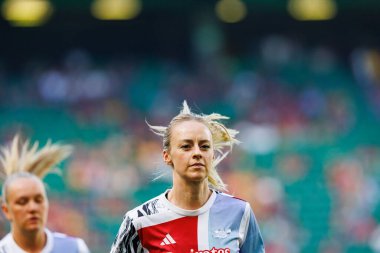 Amanda Ilestedt UEFA Kadınlar Şampiyonlar Ligi 2025 final maçında Estadio Jose Alvalade 'de Arsenal FC ve FC Barcelona arasında görüldü (Maciej Rogowski)