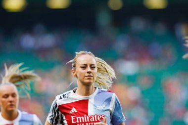 Amanda Ilestedt UEFA Kadınlar Şampiyonlar Ligi 2025 final maçında Estadio Jose Alvalade 'de Arsenal FC ve FC Barcelona arasında görüldü (Maciej Rogowski)