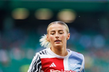 Chloe Kelly UEFA Şampiyonlar Ligi 2025 final maçında Estadio Jose Alvalade 'de Arsenal FC ve FC Barcelona arasında görüldü (Maciej Rogowski)