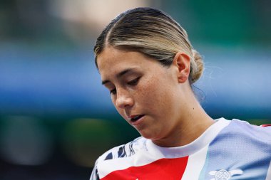 Kyra Cooney-Cross UEFA Kadınlar Şampiyonlar Ligi 2025 final maçında Estadio Jose Alvalade 'de (Maciej Rogowski) Arsenal FC ve FC Barcelona arasında görüldü.)