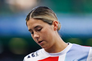 Kyra Cooney-Cross UEFA Kadınlar Şampiyonlar Ligi 2025 final maçında Estadio Jose Alvalade 'de (Maciej Rogowski) Arsenal FC ve FC Barcelona arasında görüldü.)