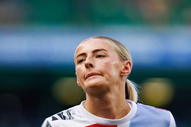 Chloe Kelly UEFA Şampiyonlar Ligi 2025 final maçında Estadio Jose Alvalade 'de Arsenal FC ve FC Barcelona arasında görüldü (Maciej Rogowski)