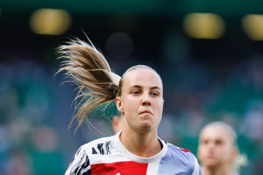 Bethany Mead UEFA Kadınlar Şampiyonlar Ligi 2025 final maçında Estadio Jose Alvalade 'de Arsenal FC ve FC Barcelona arasında görüldü (Maciej Rogowski)