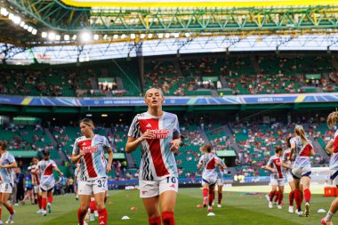 Chloe Kelly UEFA Şampiyonlar Ligi 2025 final maçında Estadio Jose Alvalade 'de Arsenal FC ve FC Barcelona arasında görüldü (Maciej Rogowski)