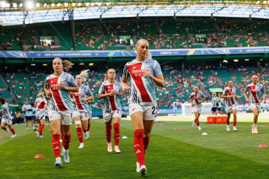 Amanda Ilestedt UEFA Kadınlar Şampiyonlar Ligi 2025 final maçında Estadio Jose Alvalade 'de Arsenal FC ve FC Barcelona arasında görüldü (Maciej Rogowski)