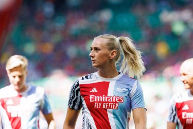 Stina Blackstenius, UEFA Kadınlar Şampiyonlar Ligi 2025 final maçında Estadio Jose Alvalade 'de (Maciej Rogowski) Arsenal FC ve FC Barcelona arasında görüldü.)