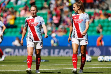 Kim Little, UEFA Şampiyonlar Ligi 2025 final maçında Estadio Jose Alvalade 'de Arsenal FC ve FC Barcelona arasında görüldü (Maciej Rogowski)