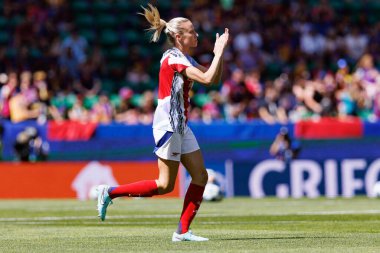 Leah Williamson UEFA Kadınlar Şampiyonlar Ligi 2025 final maçında Estadio Jose Alvalade 'de Arsenal FC ve FC Barcelona arasında görüldü.)