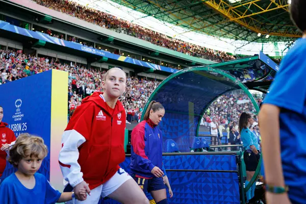 Alessia Russo UEFA Kadınlar Şampiyonlar Ligi 2025 final maçında Estadio Jose Alvalade 'de Arsenal FC ve FC Barcelona arasında görüldü (Maciej Rogowski)