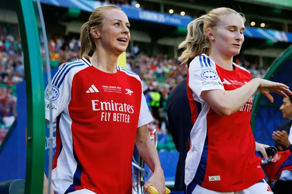Amanda Ilestedt UEFA Kadınlar Şampiyonlar Ligi 2025 final maçında Estadio Jose Alvalade 'de Arsenal FC ve FC Barcelona arasında görüldü (Maciej Rogowski)