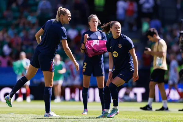 Ewa Pajor, UEFA Kadınlar Şampiyonlar Ligi 2025 final maçında Estadio Jose Alvalade 'de Arsenal FC ve FC Barcelona arasında görüldü (Maciej Rogowski)